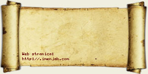 Joakim Blaževac vizit kartica